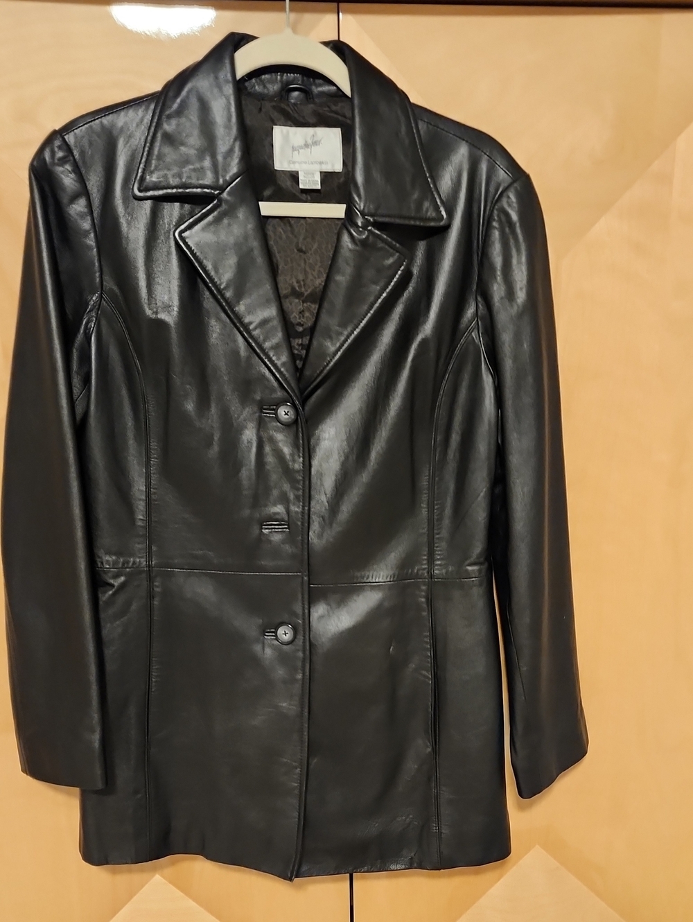 Jacqueline Ferrar Genuine Lambskin Jacket Size Medium